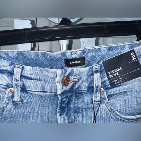 Express Women's Light Blue Flex Jeans NWT - Picture 7 of 10